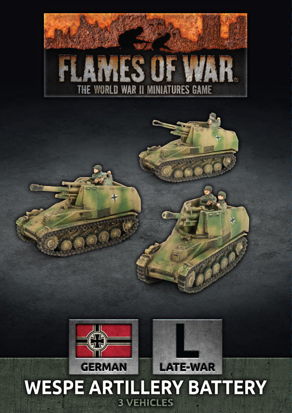 Flames pf War Late War German Wespe 10.5cm SP Artillery Battery (GBX155)