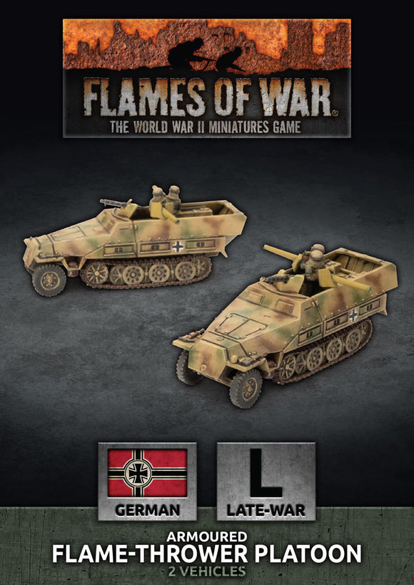 Flames of War Late War German Sd Kfz 251 Flamethrower Platoon (GBX156)