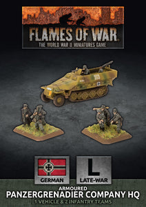 Flames of War Late War Panzergrenadier Company HQ (GBX168)