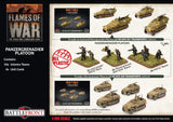 Flames of War Late War German Panzergrenadier Platoon (GBX169)