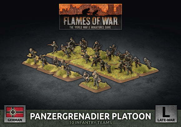 Flames of War Late War German Panzergrenadier Platoon (GBX169)