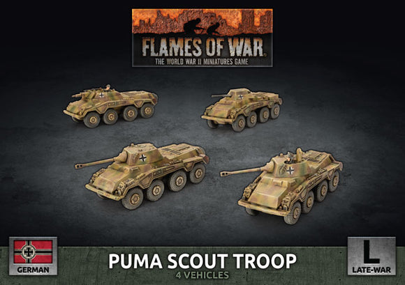 Flames of War Late War German Puma Scout Troop (GBX172)