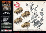 Flames of War Late War German Sd Kfz 250 8cm/7.5cm/2cm Scout Platoon (GBX176)
