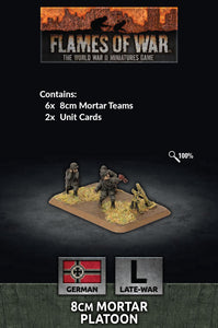 Flames of War Late War 8cm Mortar Platoon (GE785)