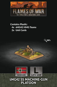 Flames of War Late War German sMG42 SS Machine-gun Platoon  (GE797)