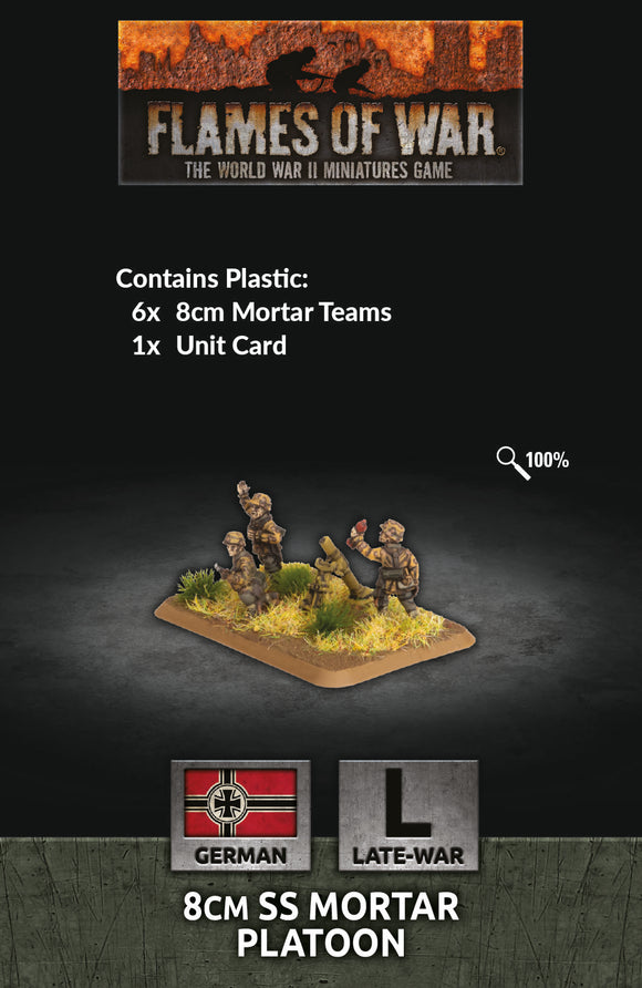 Flames of War Late War German 8cm SS Mortar Platoon (GE798)