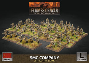 Flames of War Late War Soviet SMG Company (SBX80)