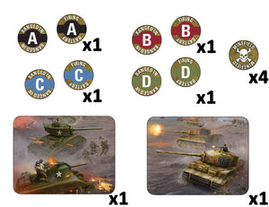 Flames of War Late War Mission Token Set (TK103)