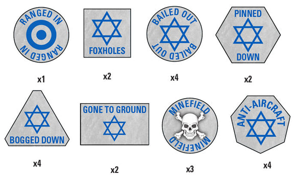 Team Yankee Israeli Token Set (TTK11)