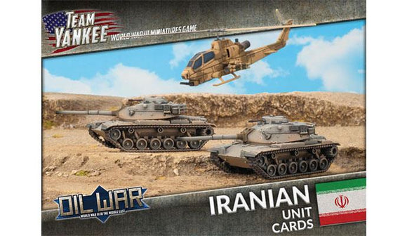 Team Yankee Oil War - Iranian Unit Cards (TIR901)
