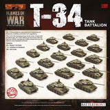 Flames of War Late War Soviet "T-34 Tank Battalion" Army Deal (SUAB12)