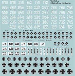 WW3 West German Decal Set (TGR950)