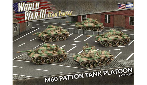 Team Yankee American and Israeli M60 Patton Tank Platoon (TUBX11)