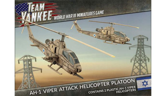 Team Yankee Israeli AH-1 Cobra Attack Helicopter Platoon (TIBX09)