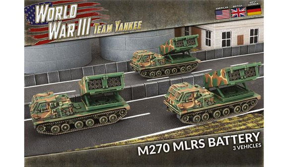 Team Yankee British, American and West German M270 MLRS Rocket Launcher Battery (TUBX25)