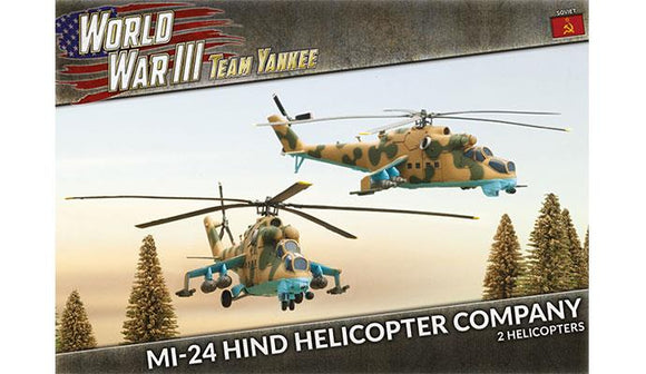 Team Yankee Soviet Mi-24 Hind Helicopter Company (TSBX04)