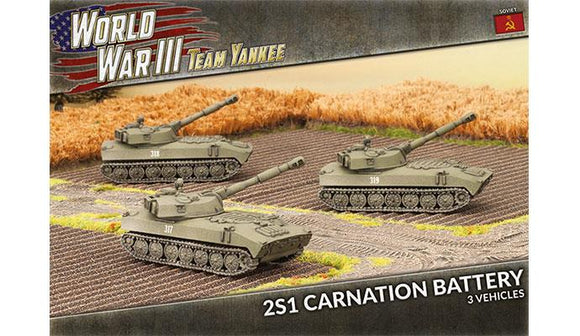 Team Yankee Soviet 2S1 Carnation Battery (TSBX07)