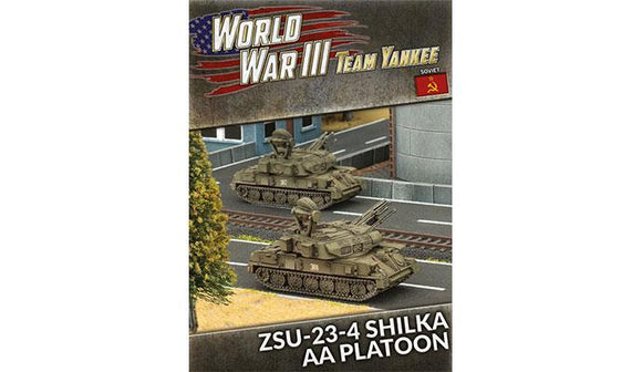 Team Yankee Soviet ZSU-23-4 Shilka AA Platoon (TSBX05)