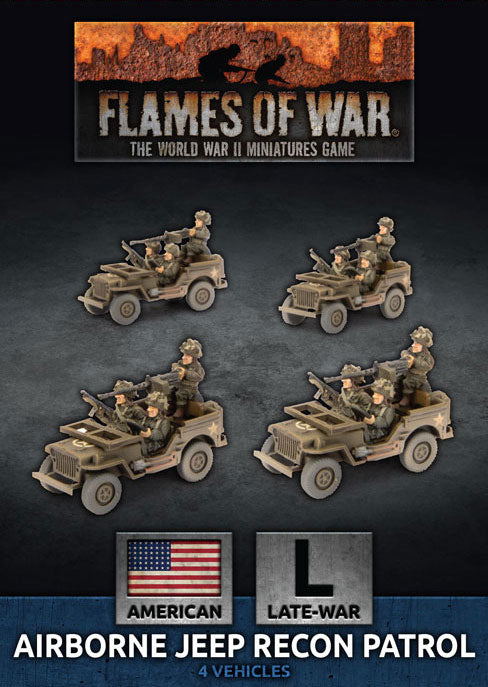 Flames of War Late War American Airborne Recon Section (UBX65)