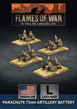 Flames of War Late War American Parachute 75mm Artillery Battery (UBX66)