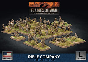 Flames of War Late War American Rifle Company (UBX68)