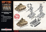 Flames of War Late War American M4 Sherman Tank Platoon (UBX69)