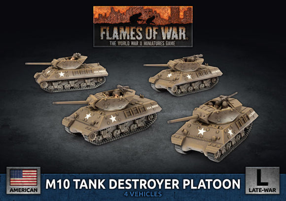 Flames of War LAte war American M10 3-Inch Tank Destroyer Platoon (UBX72)