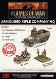 Flames of War Late War American Armored Rifle Company HQ (UBX74)