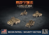 Flames of War Late War American M8 Cavalry Recon Platoon (UBX79)