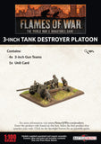 Flames of War Late War American 3 inch Towed Tank Destroyer Platoon (UBX80)