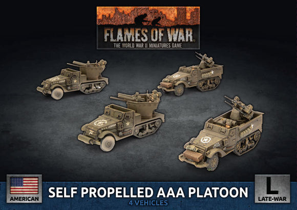 Flames of War Late War Self Propelled M15/M16 GMC AAA Platoon (UBX83)