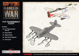 Flames of War Late War American P-47 Thunderbolt Fight Flight (UBX85)