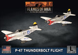 Flames of War Late War American P-47 Thunderbolt Fight Flight (UBX85)