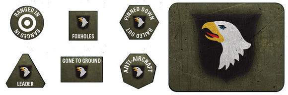 Flames of War Late War American 101stAirborne Division Tokens & Objectives (US909)