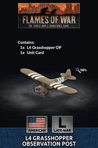 Flames of War Late War American L4 Grasshopper Observation Post (US951)