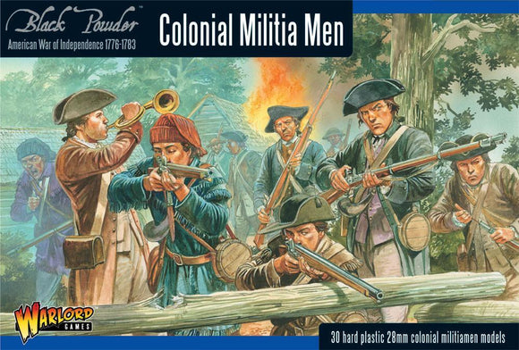 Black Powder Colonial Militia Men