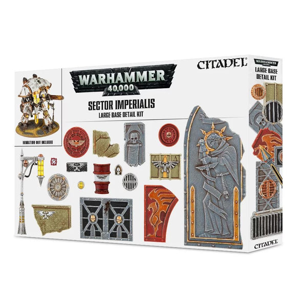 Warhammer 40,000 Sector Imperialis Large Base Detail Kit