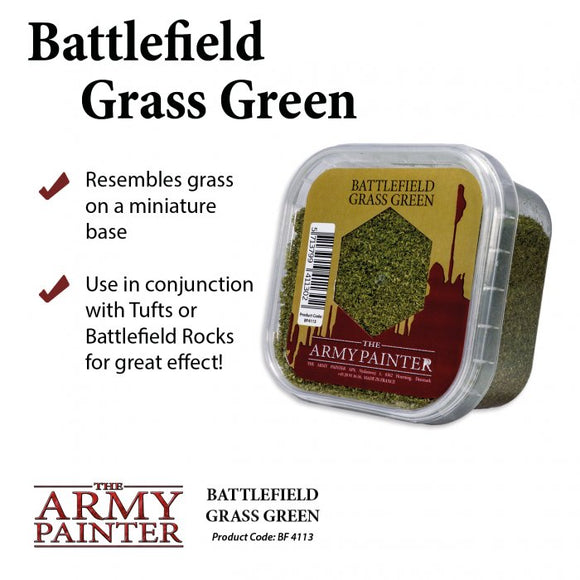 The Army Painter Battlefield Scenics Battlefield Grass Green (BF4113)