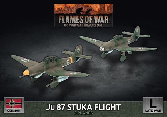 Flames of War Late War German Ju 87 Stuka Flight (GBX173)
