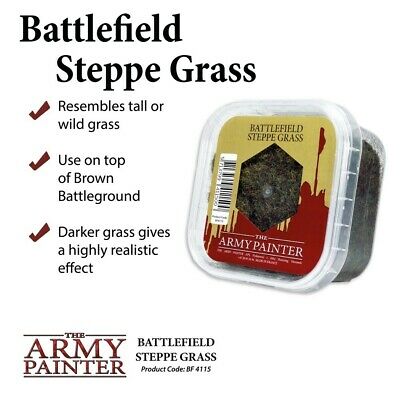 The Army Painter Battlefield Scenics Battlefield Steppe Grass (BF4115)
