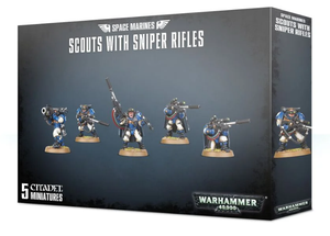 Space Marines Scouts with Sniper Rifles