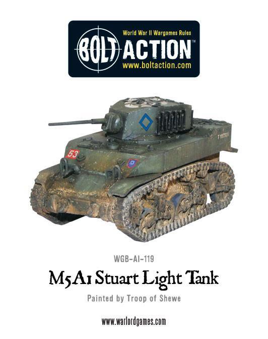 Bolt Action M5A1 Stuart light tank Box Set